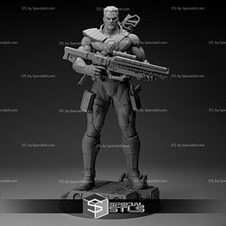 Cable 2 Gun Basic Pose 3D Printing Models