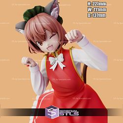 Chen Touhou 3D Printing Models