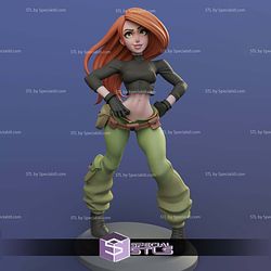 Kim Possible Stylized 3D Printing Models