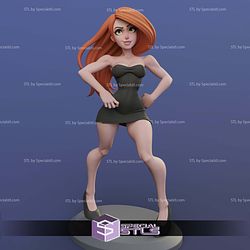 Kim Possible Stylized 3D Printing Models