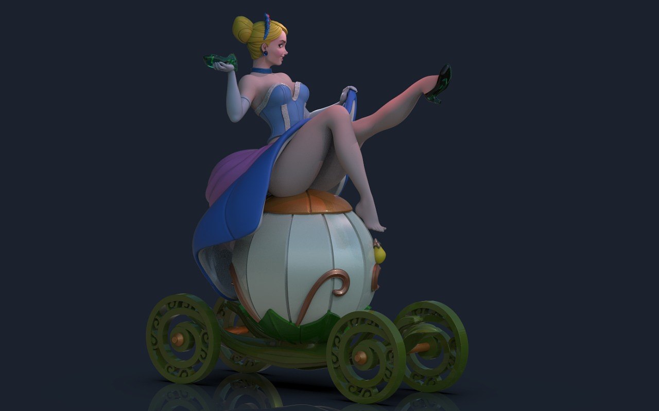 Cinderella Pose 2 Fanart