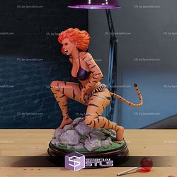 Tigra Marvel Hero 3D Printing Models