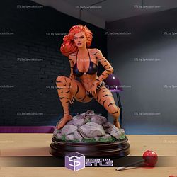 Tigra Marvel Hero 3D Printing Models