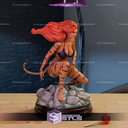 Tigra Marvel Hero 3D Printing Models