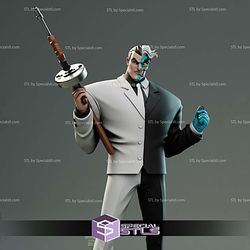 Two Face Animated 3D Printing Models