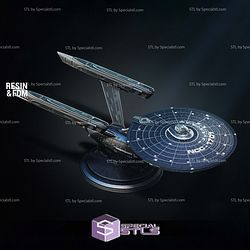 USS Enterprise NCC-1701 V2 3D Printing Models