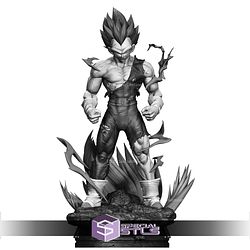 Vegeta Ultra Ego V3 3D Printing Models