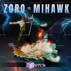 Zoro and Mihwak Battle 3D Printing Models