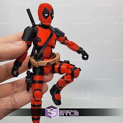 Action Figure Deadpool V2 3D Printing Models