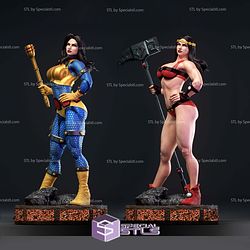 Big Barda DC Antihero 3D Printing Models