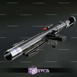 Cosplay STL Files E-11D Blaster Rifle V3