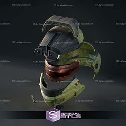 Cosplay STL Files Halo Reach Scout Helmet