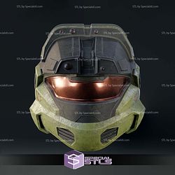 Cosplay STL Files Halo Reach Scout Helmet