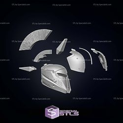 Cosplay STL Files Helm of Saint 14 Helmet