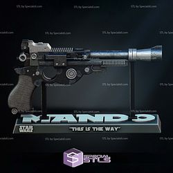 Mando Blaster IB 94 3D Printing Models