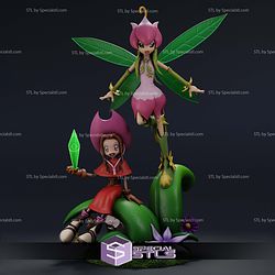 Mimi and Lillymon Digimon 3D Printing Models