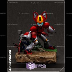 Peppercat Medabots V2 3D Printing Models