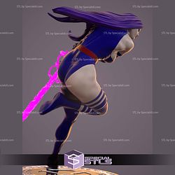 Psylocke Sexy in Action 3D Printing Models