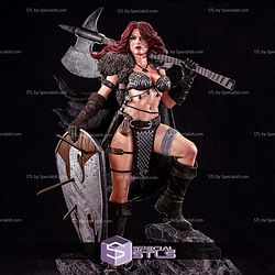 Red Sonja Wild Warrior 3D Printing Models