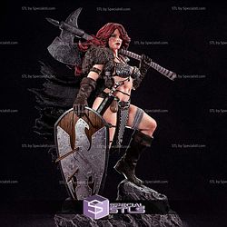 Red Sonja Wild Warrior 3D Printing Models