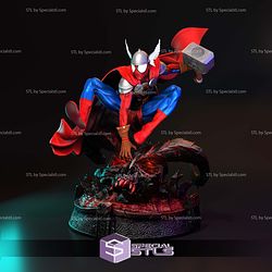 Spider Thor in Action 3D Printing Models