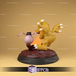 Agumon Spitting Fireball 3D Printer Files