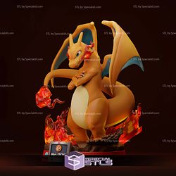 Charizard and Fire Diorama 3D Printer Files