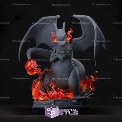 Charizard and Fire Diorama 3D Printer Files