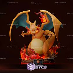 Charizard and Fire V2 Diorama 3D Printer Files