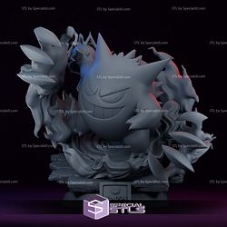 Gengar Pokemon Diorama 3D Printer Files