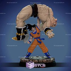 Goku and Nappa New Version 3D Printer Files