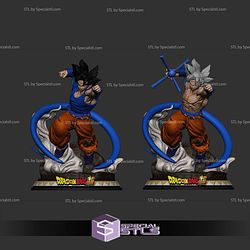 Goku Ultra Instinct Attack 3D Printer Files