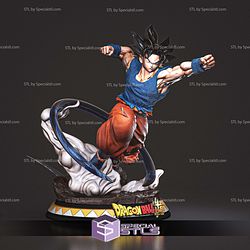 Goku Ultra Instinct Attack 3D Printer Files