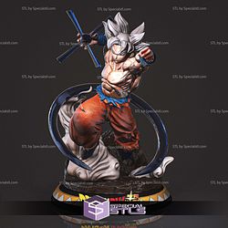 Goku Ultra Instinct Attack 3D Printer Files