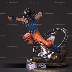 Goku Ultra Instinct Attack 3D Printer Files