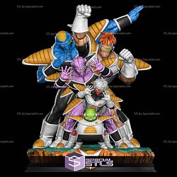 Ginyu Force Big Diorama 3D Printer Files