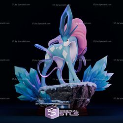 Suicune Pokemon Diorama 3D Printer Files