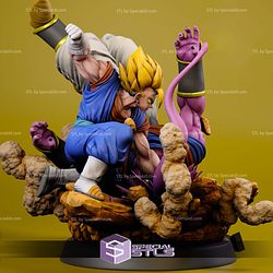 Vegito Smash Buu Digital STL Files