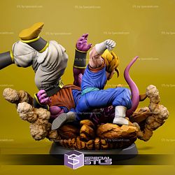 Vegito Smash Buu Digital STL Files