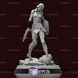 Zombie Wonder Woman 3D Printer Files