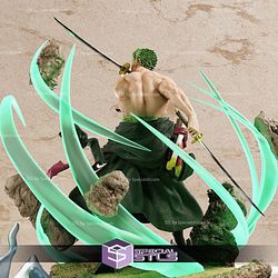 Zoro Holding Sword Diorama 3D Printer Files