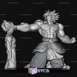 Broly Killing Goku 3D Printing Models