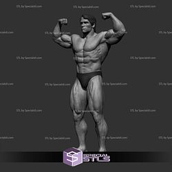 Arnold Schwarzenegger Various Pose NO CUT 3D Printing Models