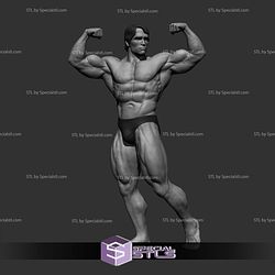 Arnold Schwarzenegger Various Pose NO CUT 3D Printing Models