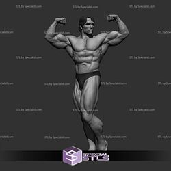 Arnold Schwarzenegger Various Pose NO CUT 3D Printing Models