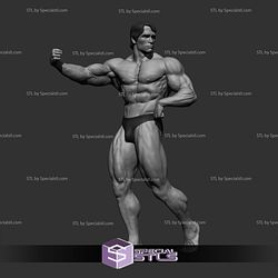 Arnold Schwarzenegger Various Pose NO CUT 3D Printing Models