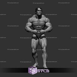 Arnold Schwarzenegger Various Pose NO CUT 3D Printing Models