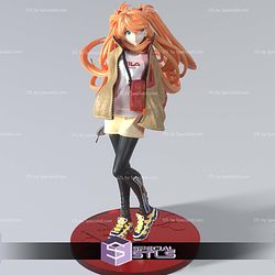 Asuka Fila Figure Evangelion 3D Printing Models