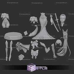 Azur Lane Musashi Wedding 3D Printing Models