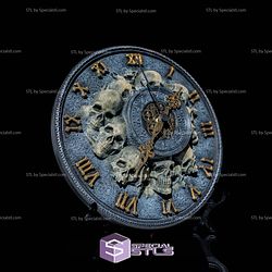 Basic STL - Timeless Skull Wall Clock